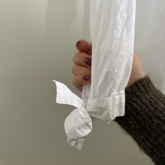 Madewell long sleeve WHITE cotton shirt - Picture 6 of 6